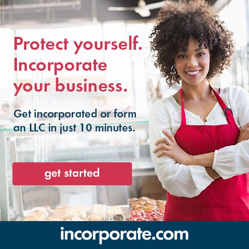 Protect yourself. Incorporate your business