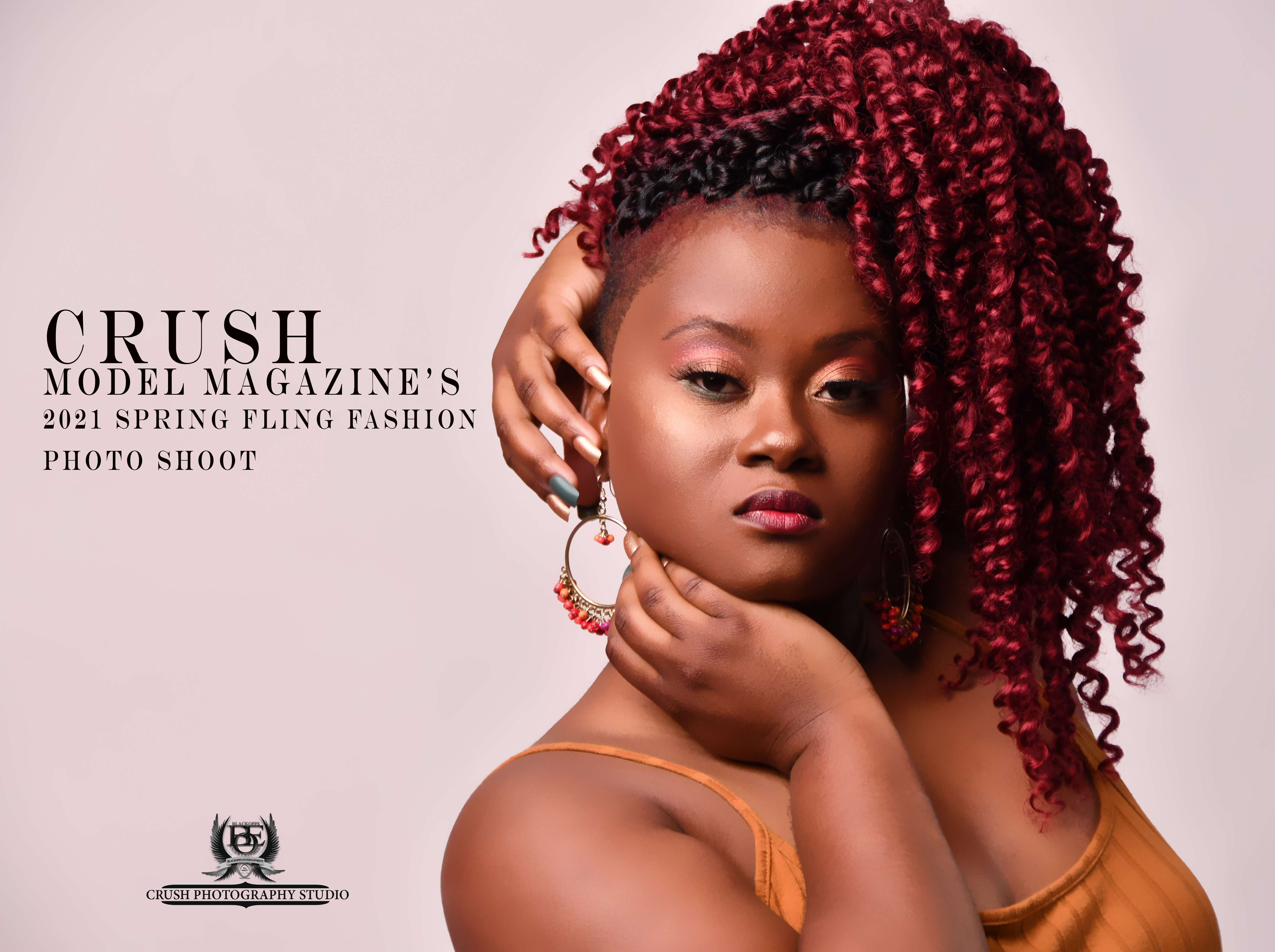 CRUSH Model Magazine’s 2021 Spring Fling Fashion Photo Shoot – Model: Phy Barker