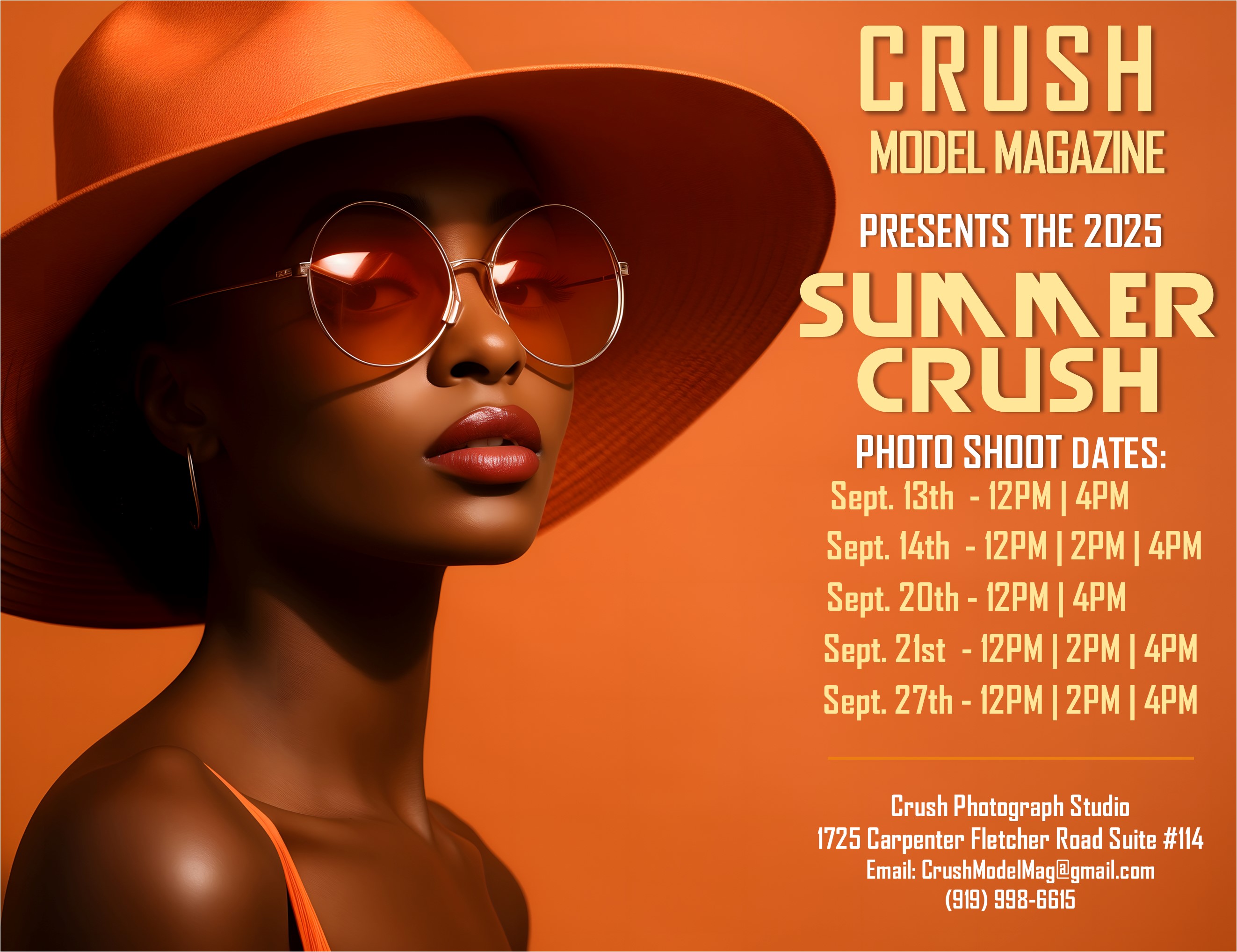 CRUSH  MODEL MAGAZINE  PRESENTS THE 2025 SUMMER CRUSH PHOTO SHOOT