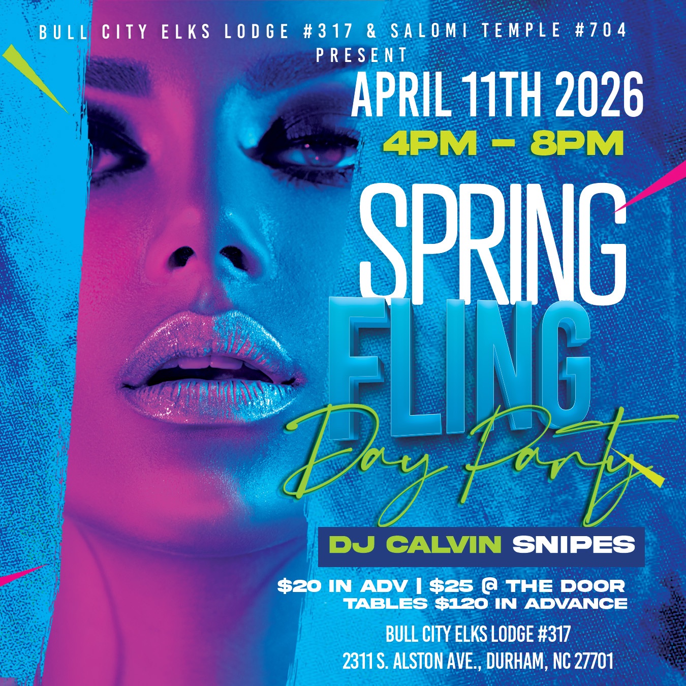 SPRING FLING DAY PARTY – Saturday, April 11, 2026